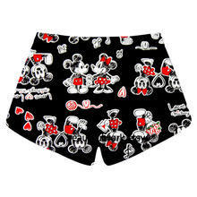 Load image into Gallery viewer, Mickey And Minnie Mouse Women's Beach Short
