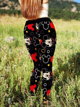 Load image into Gallery viewer, Mickey And Minnie Mouse Legging
