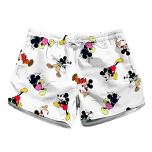 Load image into Gallery viewer, Mickey And Minnie Mouse Women's Beach Short