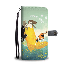 Load image into Gallery viewer, Love Cats Wallet Case