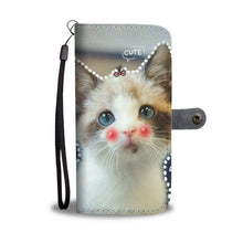 Load image into Gallery viewer, Love Cat Wallet Case
