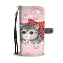 Load image into Gallery viewer, Love Cat Wallet Case