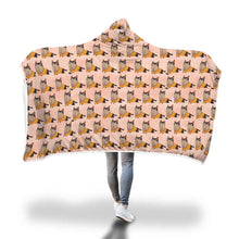 Load image into Gallery viewer, Love Cat Hooded Blanket