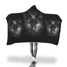 Load image into Gallery viewer, Love Cat Hooded Blanket