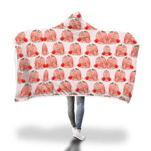 Load image into Gallery viewer, Love Cat Hooded Blanket