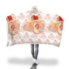 Load image into Gallery viewer, Love Cat Hooded Blanket