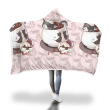 Load image into Gallery viewer, Love Cat Hooded Blanket