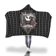 Load image into Gallery viewer, Jack Skellington Hooded Blanket