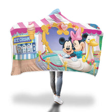 Load image into Gallery viewer, Mickey Mouse Hooded Blanket