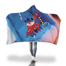 Load image into Gallery viewer, Stitch Lilo Hooded Blanket