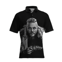 Load image into Gallery viewer, Viking Ragnar Full Over Print Polo Shirt