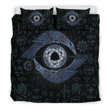 Load image into Gallery viewer, Viking Ravens Eye Odin Bedding Set