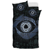 Load image into Gallery viewer, Viking Ravens Eye Odin Bedding Set