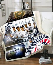Load image into Gallery viewer, New York Yankees The Core Five Legends Fleece Blanket