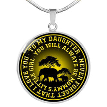 Load image into Gallery viewer, Love Elephant Family Gift To daughter Love Mom Necklace