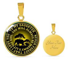 Load image into Gallery viewer, Love Elephant Family Gift To daughter Love Mom Necklace