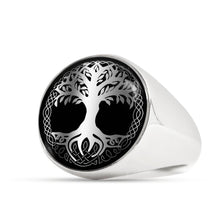 Load image into Gallery viewer, Viking Tree Of Life Ring