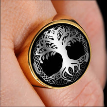Load image into Gallery viewer, Viking Tree Of Life Ring