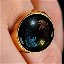 Load image into Gallery viewer, Viking Fenrir Ring