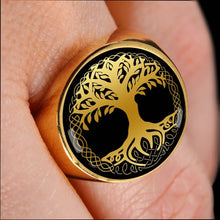 Load image into Gallery viewer, Viking Tree Of Life Ring