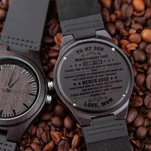 Load image into Gallery viewer, Viking Family Gift For Son From Mom Wooden Watch