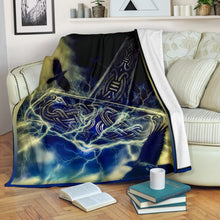Load image into Gallery viewer, Vikings Raven Thor Premium Blanket