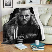 Load image into Gallery viewer, Vikings Ragnar Premium Blanket