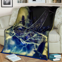 Load image into Gallery viewer, Vikings Raven Thor Premium Blanket