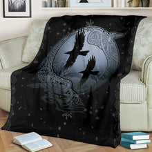 Load image into Gallery viewer, Vikings Ravens Premium Blanket