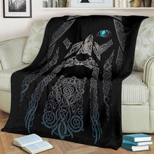 Load image into Gallery viewer, Viking Odin Premium Blanket