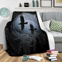 Load image into Gallery viewer, Vikings Ravens Premium Blanket