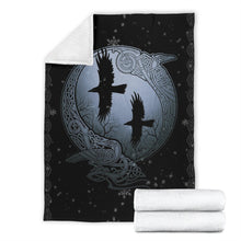 Load image into Gallery viewer, Vikings Ravens Premium Blanket