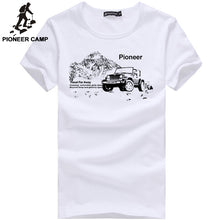 Load image into Gallery viewer, Pioneer Camp fashion mens t shirt short sleeve casual male tshirt  t-shirt white grey white dark blue long sleeve in stock