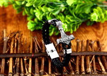 Load image into Gallery viewer, Viking Thor's Hammer Mjolnir Bracelet
