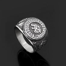 Load image into Gallery viewer, Viking odin's wolf rune Vintage Ring