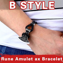 Load image into Gallery viewer, Viking Thor's Hammer Mjolnir Bracelet