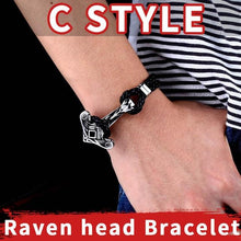 Load image into Gallery viewer, Viking Thor's Hammer Mjolnir Bracelet