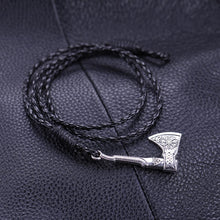 Load image into Gallery viewer, Myshape Vintage Axe Leather Wrap Viking Bracelet