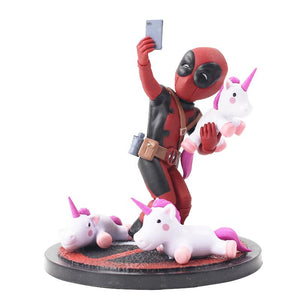 Funny Deadpool Unicorn Selfie