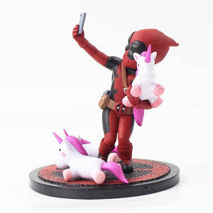 Funny Deadpool Unicorn Selfie