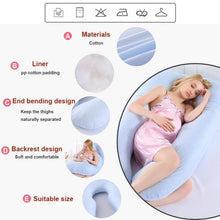 Load image into Gallery viewer, Sleeping Support Pillow For Pregnant Women Body Pure Cotton Pillowcase