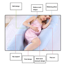 Load image into Gallery viewer, Sleeping Support Pillow For Pregnant Women Body Pure Cotton Pillowcase