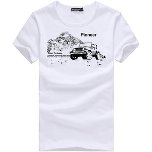 Pioneer Camp summer short t shirt men brand clothing high quality pure cotton male t-shirt print tshirt men tee shirts 522056