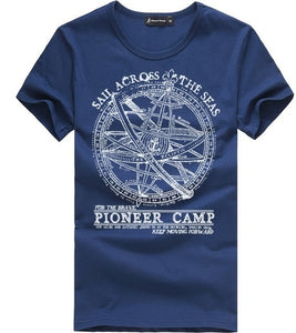 Pioneer Camp 2019 short sleeve t shirt men fashion brand design 100% cotton T-shirt male quality print tshirts o-neck 405038