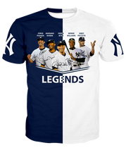 Load image into Gallery viewer, New York Yankees The 5 Legends Full Over Print